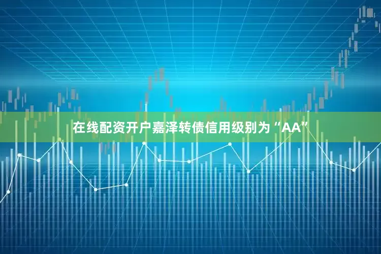 在线配资开户嘉泽转债信用级别为“AA”
